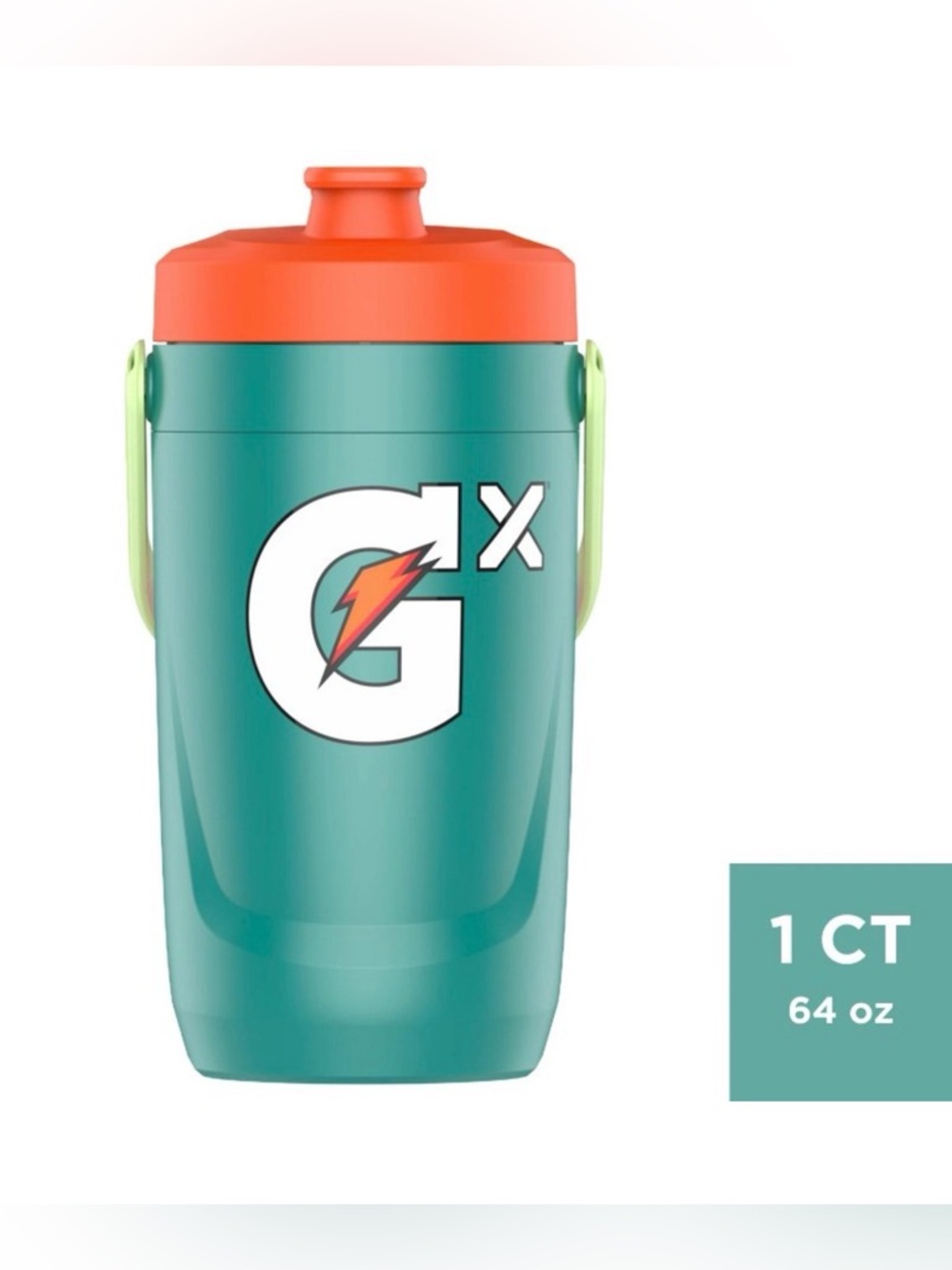 Gatorade Gx 64oz Water Bottle - Jade: Portable Plastic Drinkware